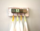 Green BABY Block Rack