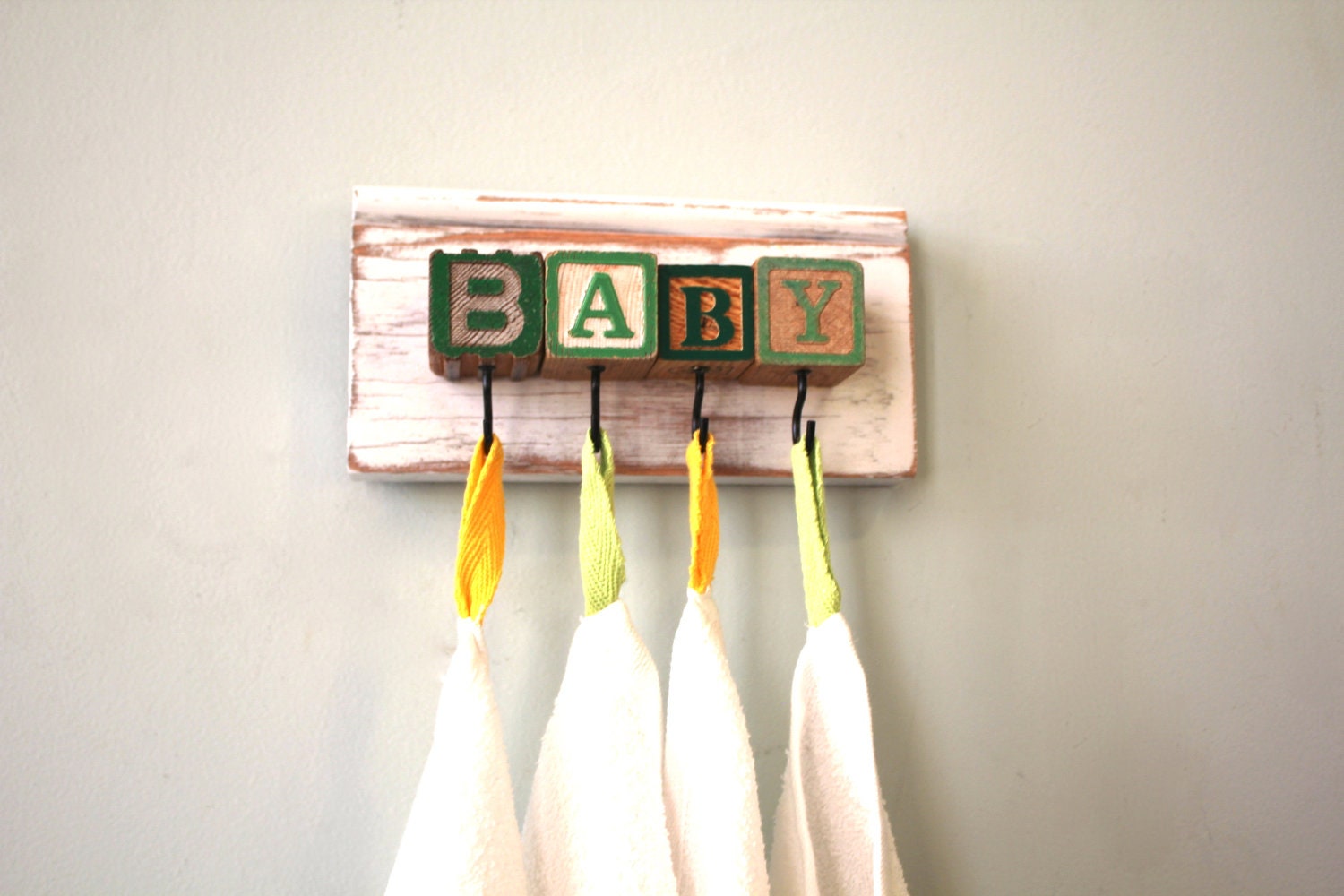 Green BABY Block Rack
