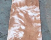 1970s Tie Dye Necktie - Tan Brown Camo Camouflage - Vintage 70s Mens Tie - Cotton or Linen - Spring Summer - 4" width