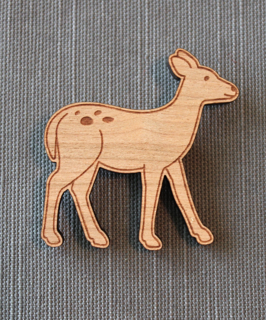 Deer Pin - woodland brooch stocking stuffer