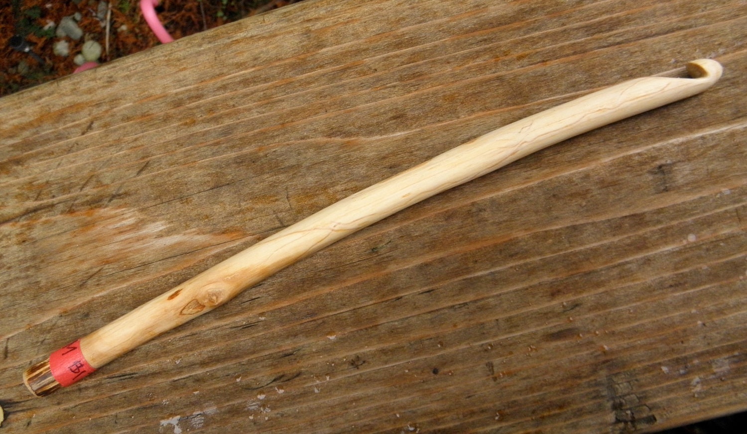Hand Carved Hook Size M Nice and straight