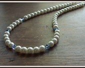 Pearl & Blue Necklace
