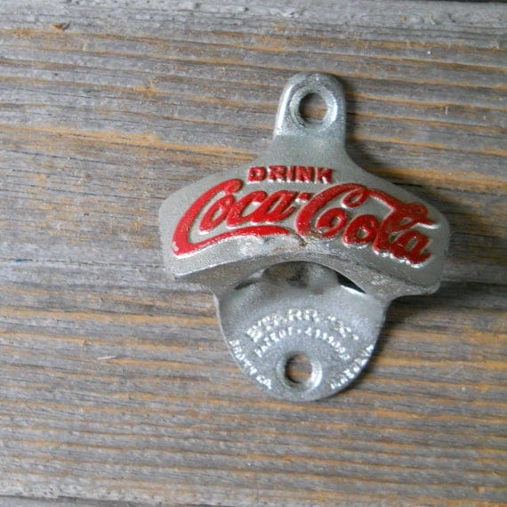 Vintage CocaCola Bottle Opener Coke by lisabretrostyle2 on Etsy