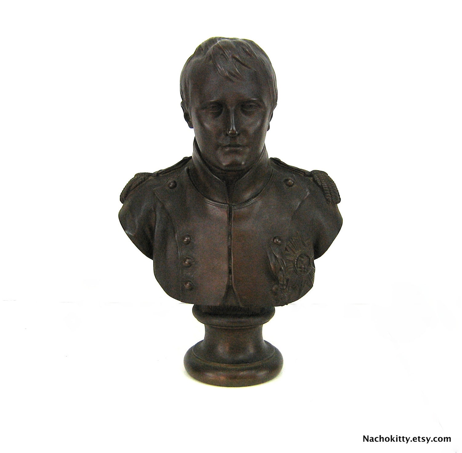 Bronze Bust of Napolean After Houdon, Circa 1850s