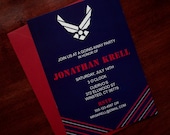 RESERVED for amy - Air Force Party Invitation
