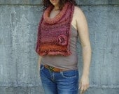 Autumn Rose Knit Cowl