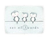 Card Set, Birthday, Thank you, Friendship, Christmas, Set of 3
