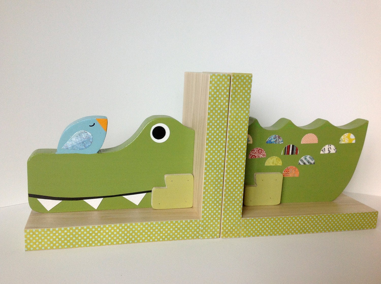 Alligator Bookends - eco-friendly by Maple Shade Kids