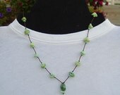 Boho Necklace, Sundance Style, Hand Knotted, Artisan Necklace, Bohemian Jewelry