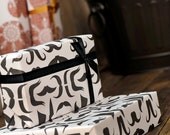 Mustache Gift Wrap Bulk 25% OFF SALE - Wrapping Paper Funny Men Moustache Movember