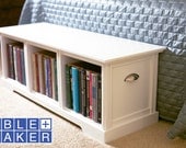 Prototype Version - The Book Bin Storage Bench Eco Friendly with Hidden Storage