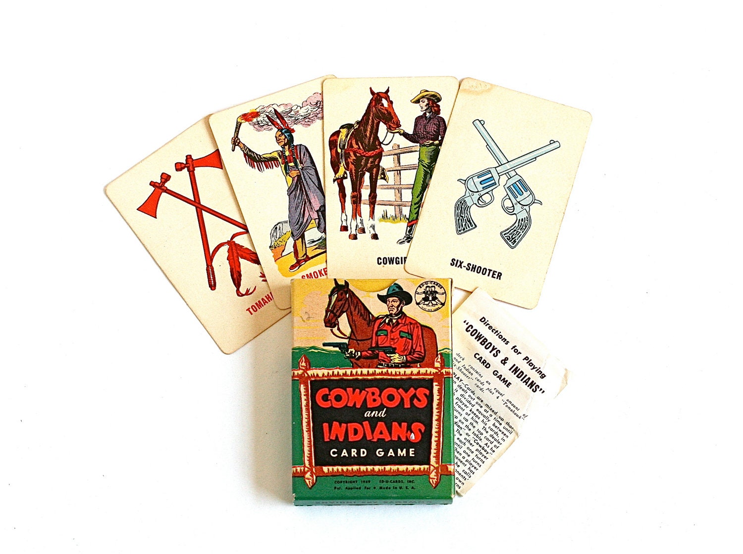 Stocking Stuffer Out West . . . Vintage Cowboys and Indians Card Game
