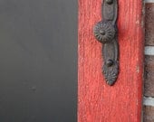 Ready to Ship Large Handmade Red Recycled Barn wood Chalkboard