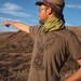 Brush Rabbit triblend tshirt - eco friendly brown ink screenprint on slim fit coffee crew neck - mens sizes XS, S, M, L, XL