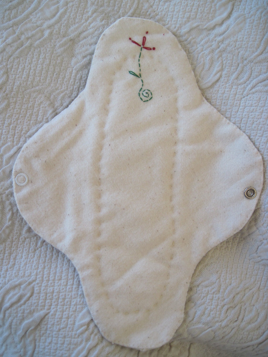 One Small Handsewn Organic Cotton Menstrual Pad