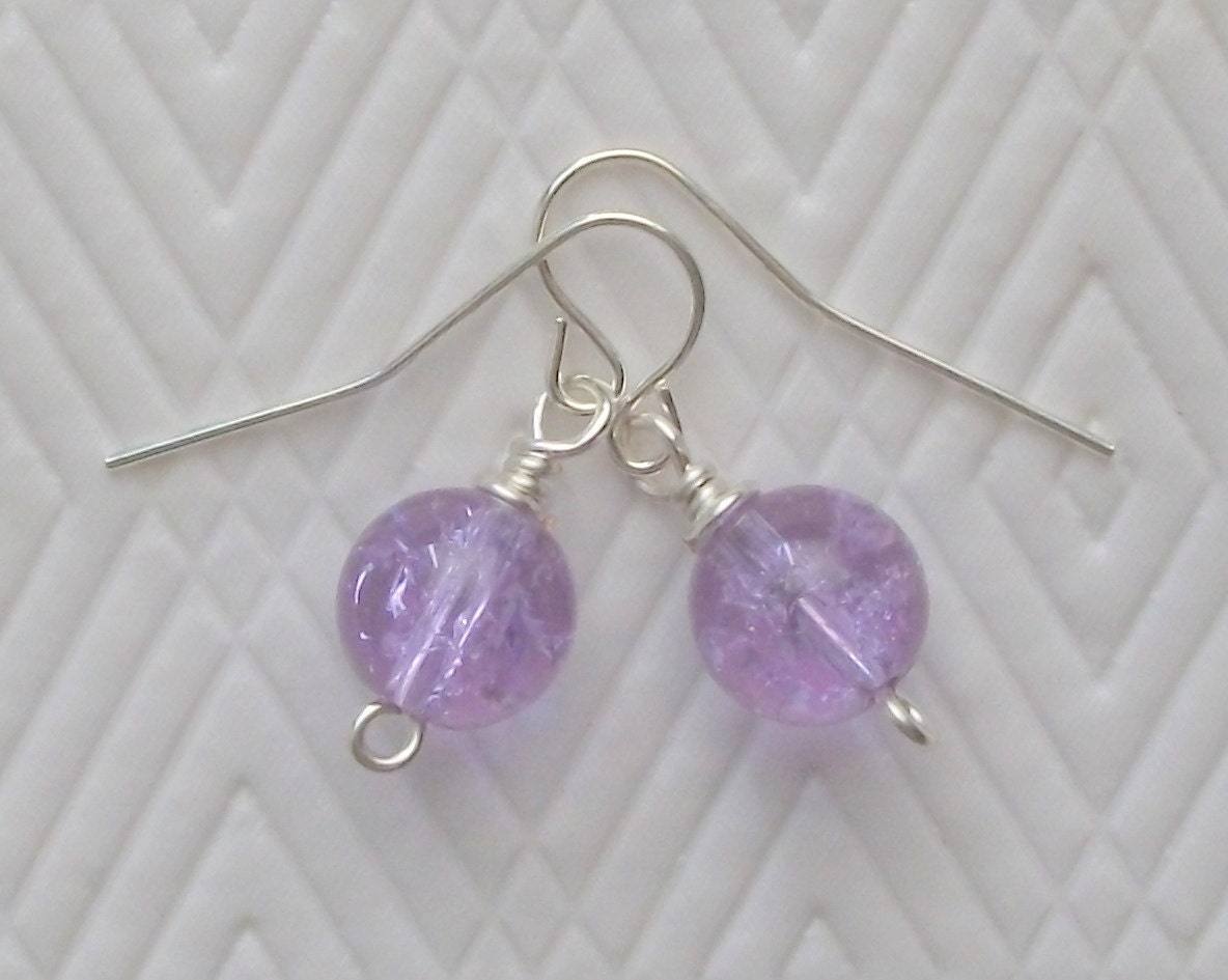 Four Sets Multi Color Purple Blue Green Gold Sparkle Earrings
