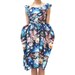 Space Print Dress