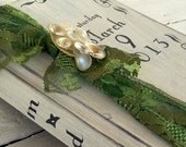 Guest book alternative Custom flowers and Birds shabby vintage Medium