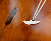 Hand Cut Lake Erie Necklace