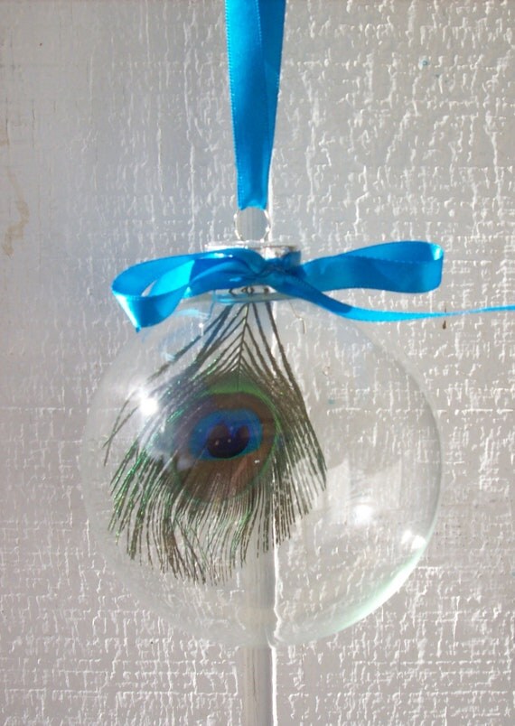 christmas ornament with peacock feather by jacqdosch on etsy christmas ornament with peacock feather by jacqdosch on etsy