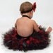 Little Ladybug Birthday Tutu Skirt Set