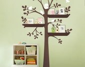 NEW - ORIGINAL Shelving Tree with Birds - LARGE  Kids Vinyl Wall Sticker Decals