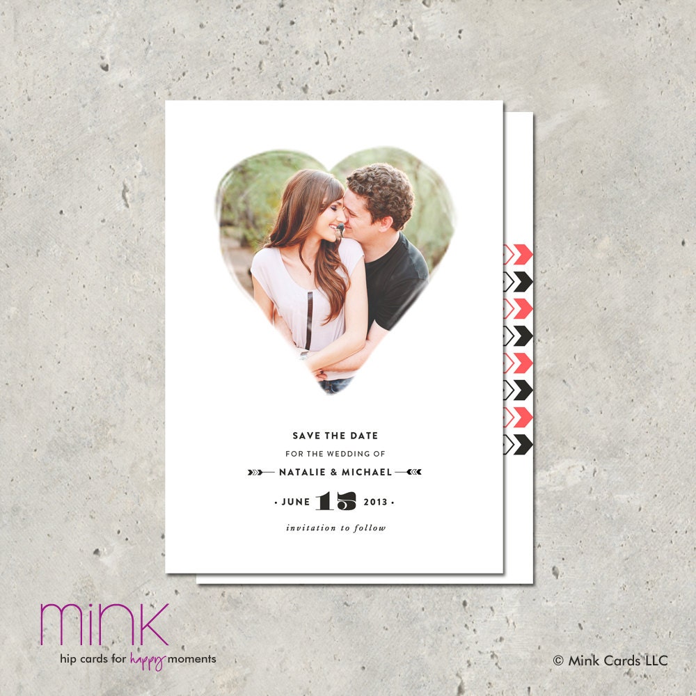 save the date photo card - "Eros"