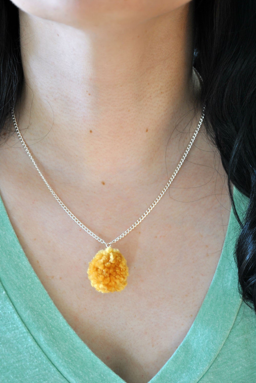 Little Pom - Pom Pom Necklace Pick Your Color