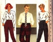 1980s Vintage Pants Pattern Style 4215 Waist 25 26 1/2 28 UNCUT FF