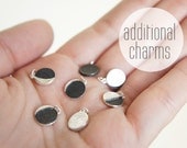 UNDER THIS MOON /  Additional Charm - Personalized lunar phase charm of your special night, necklace, bracelet