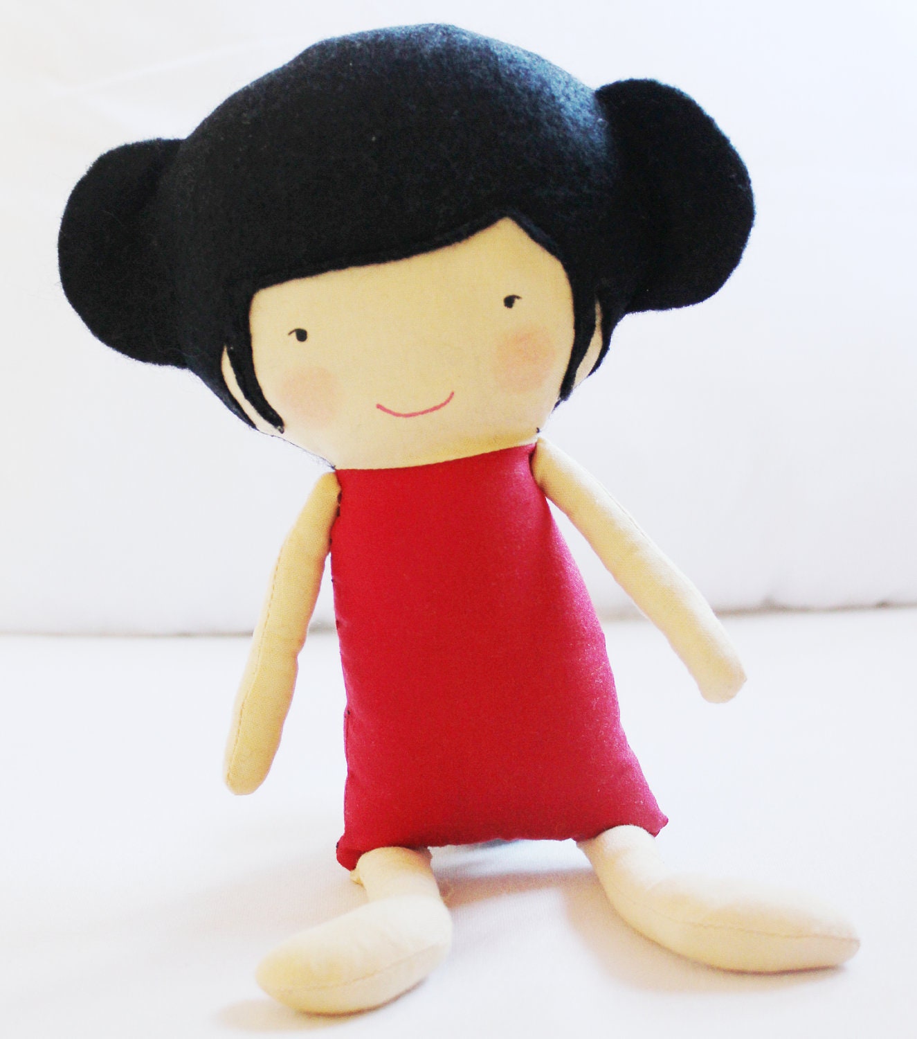 Doll Sewing Pattern Toy Cloth Doll Pattern PDF - Ruby & Mei