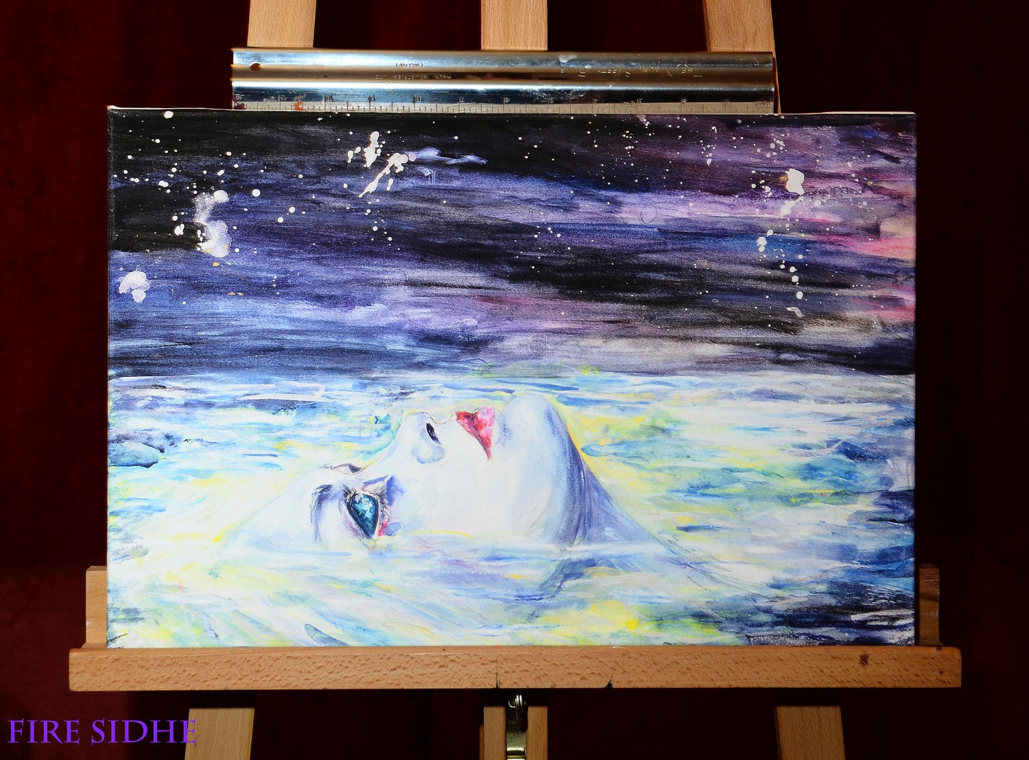 The Lady of the Lake -  Canvas Print - 12" X 18"