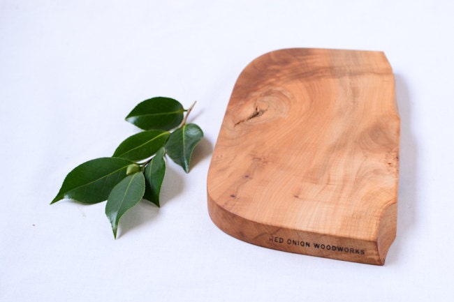 Small, Natural Edge Salvaged Maple Serving Board 742, Ready to Ship