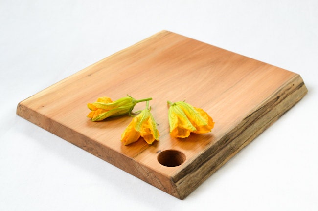 Cutting Board, Natural Edge Salvaged Wood 878, Ready to Ship