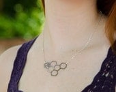 Honeycomb Busy Little Bee Necklace