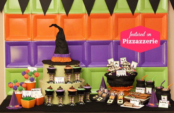LIL' WITCHES Collection - Printable Halloween Décor Il_570xn