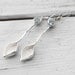 Sky Blue Topaz Earrings, Sterling Silver Leaf Shape Earrings, Bridal Jewelry, December Birthstone, Aqua Blue Topaz Jewelry, Springtime 2013