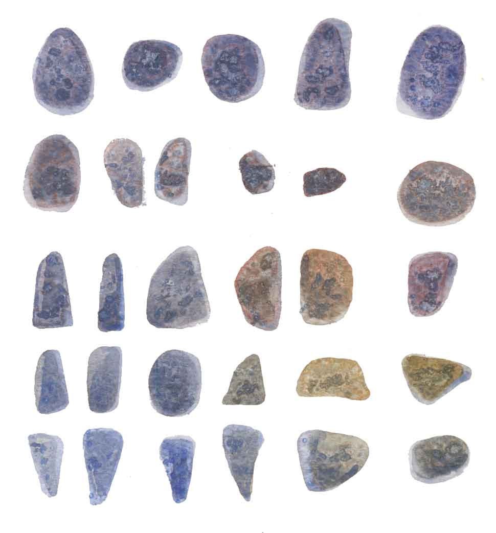 watercolor painting Pebbles Winter Abstract painting Watercolor painting Zen painting gray purple white