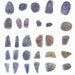 watercolor painting Pebbles Winter Abstract painting Watercolor painting Zen painting gray purple white