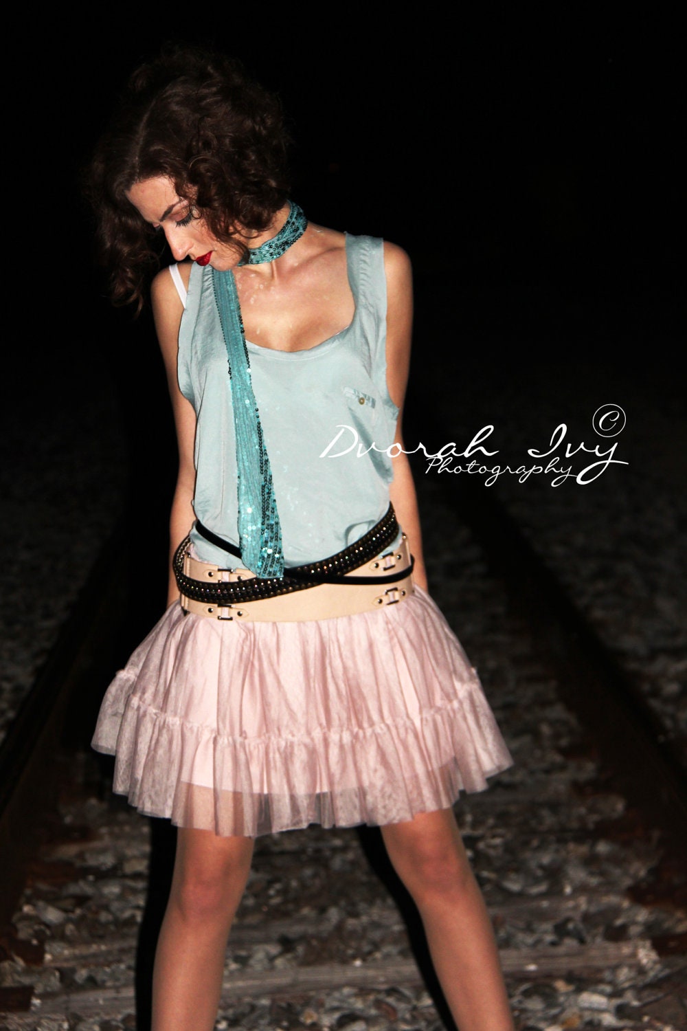 Sale - sleeveless pale blue loose top with front pocket summer spring