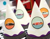 Children's Party Hat from the Vintage Car DIY Printable Party Collection by Spaceships and Laser Beams Il_170x135