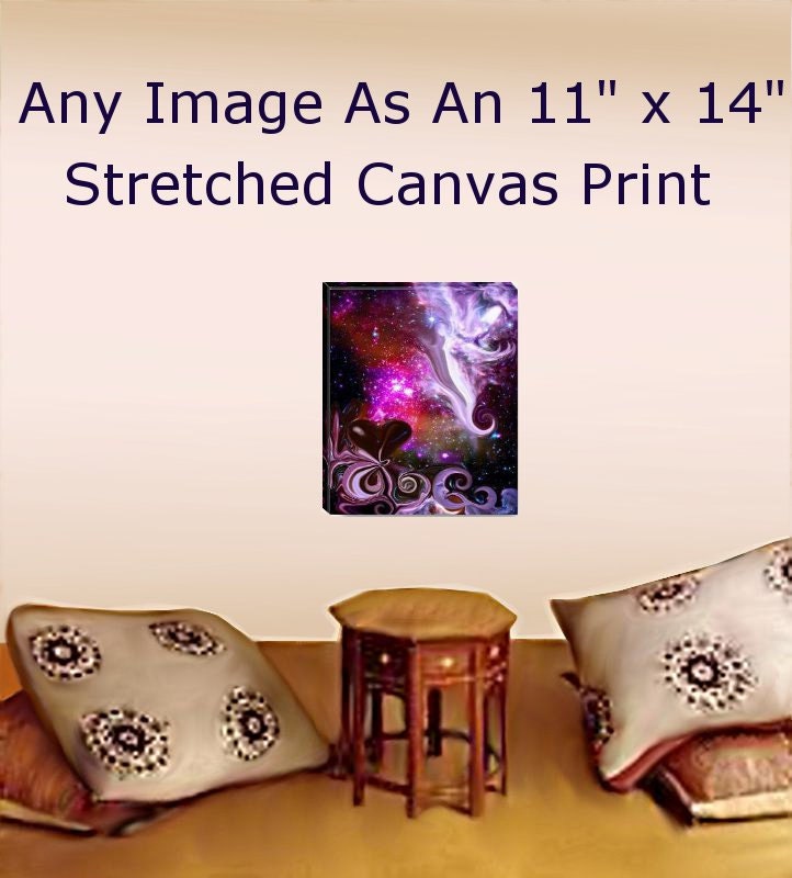 Stretched Canvas Print Reiki Wall Decor By Primalpainter On Etsy