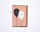 HAPPY BIRTHDAY / card w/ envelope