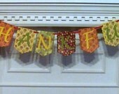 Fall Themed Thankful Banner for your Thanksgiving Themed Decor