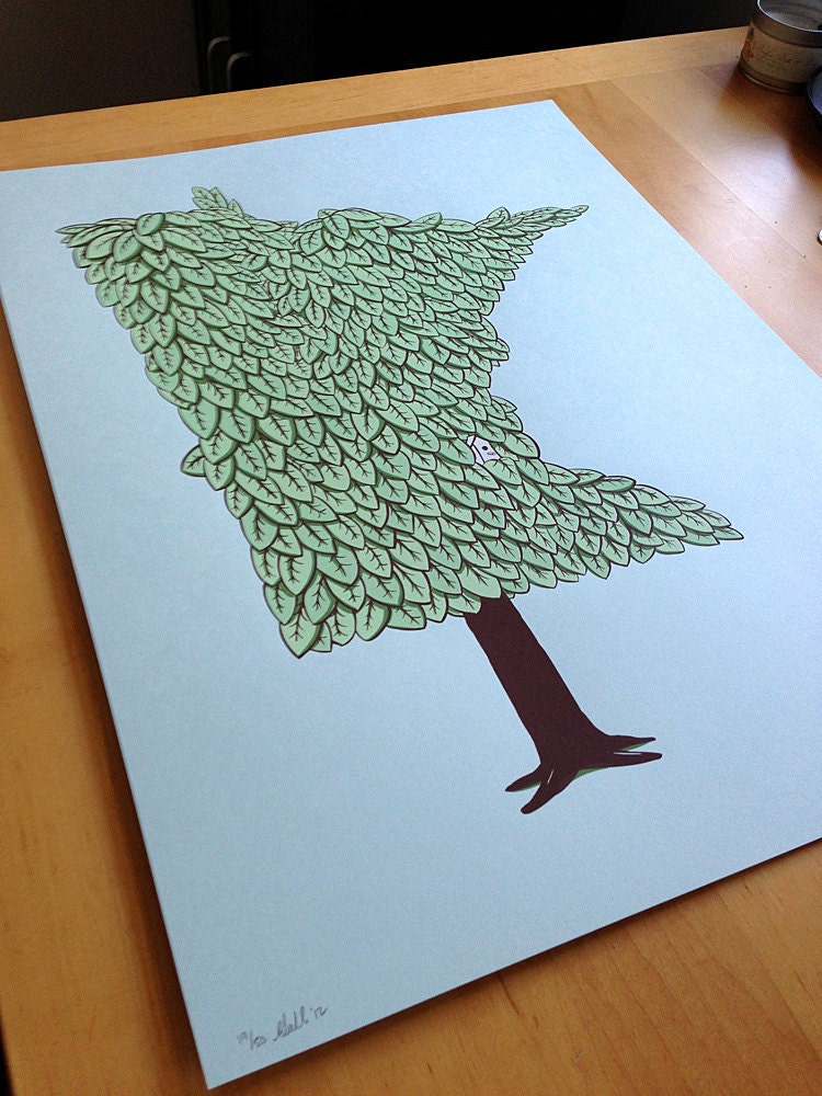 Minnesota Grown - MN Tree Screen Print Poster