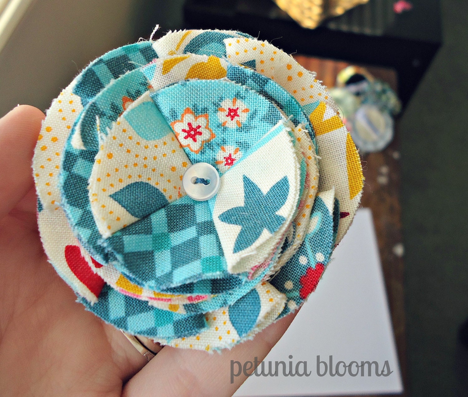 petals for your hair // teals & golds