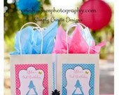 Alice Inspired Party Favor Tags DIGITAL FILE 8.5x11 Jpeg Digital File Personalized
