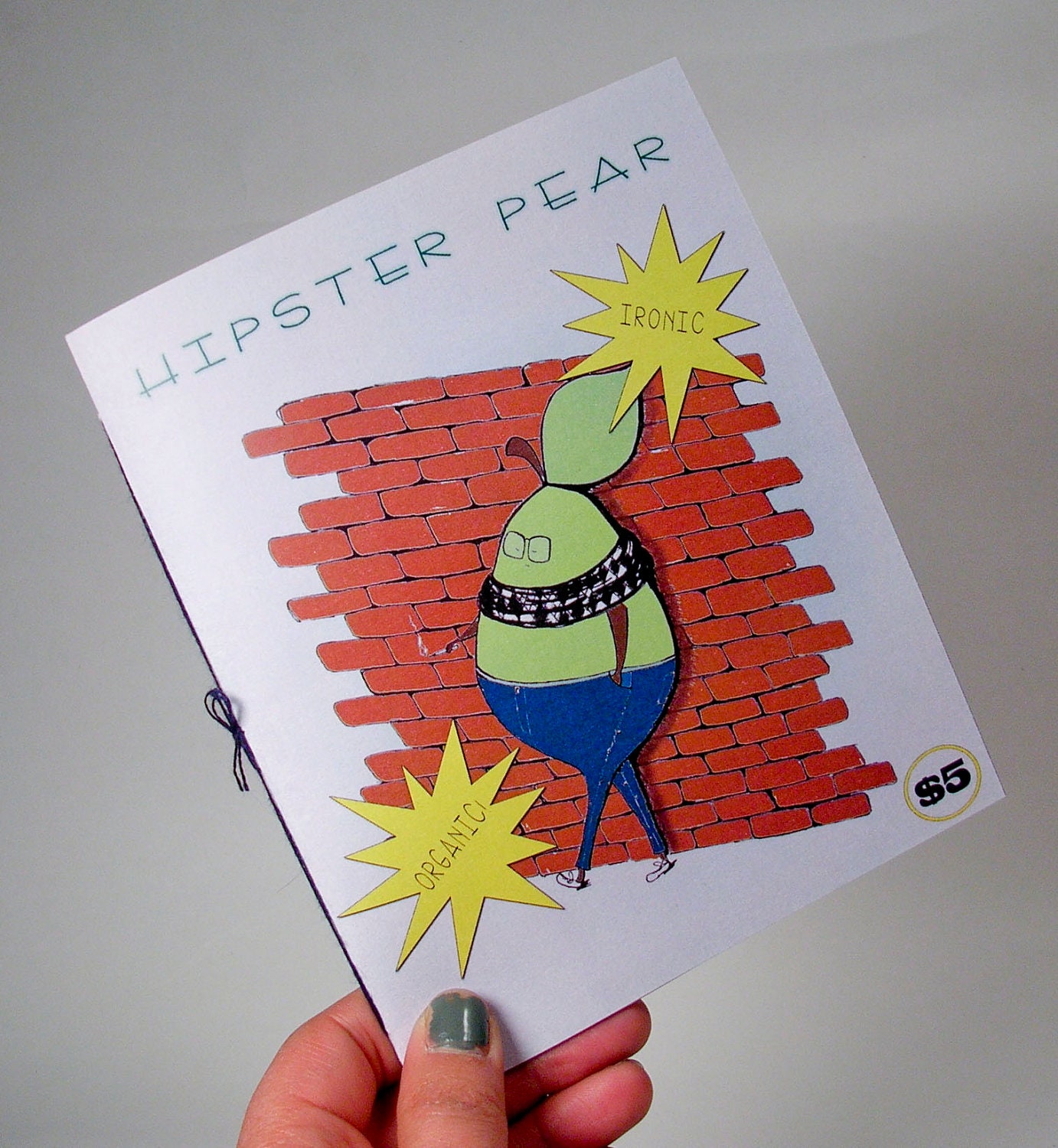 Hipster Pear - comic zine / chapbook / storybook about pears