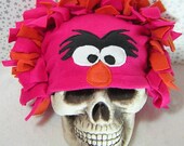 Animal Inspired Monster Fleece Hat - Handmade by Rewondered D201H-00005
