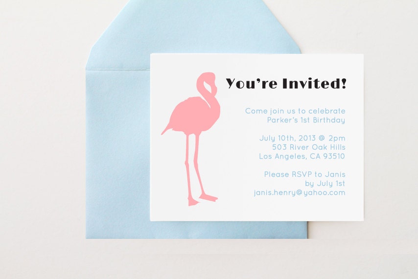 Flamingo Invitations